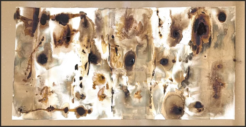 CORRUGATION & RICE PAPER (MIX MEDIA)