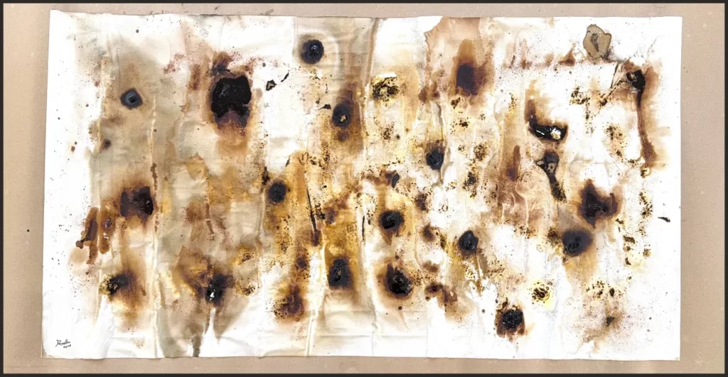 CORRUGATION & RICE PAPER (MIX MEDIA)