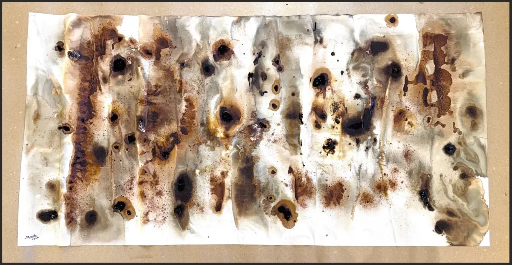 CORRUGATION & RICE PAPER (MIX MEDIA)