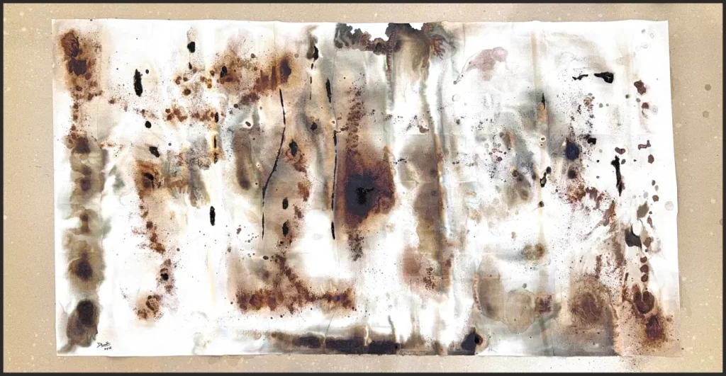 CORRUGATION & RICE PAPER (MIX MEDIA)